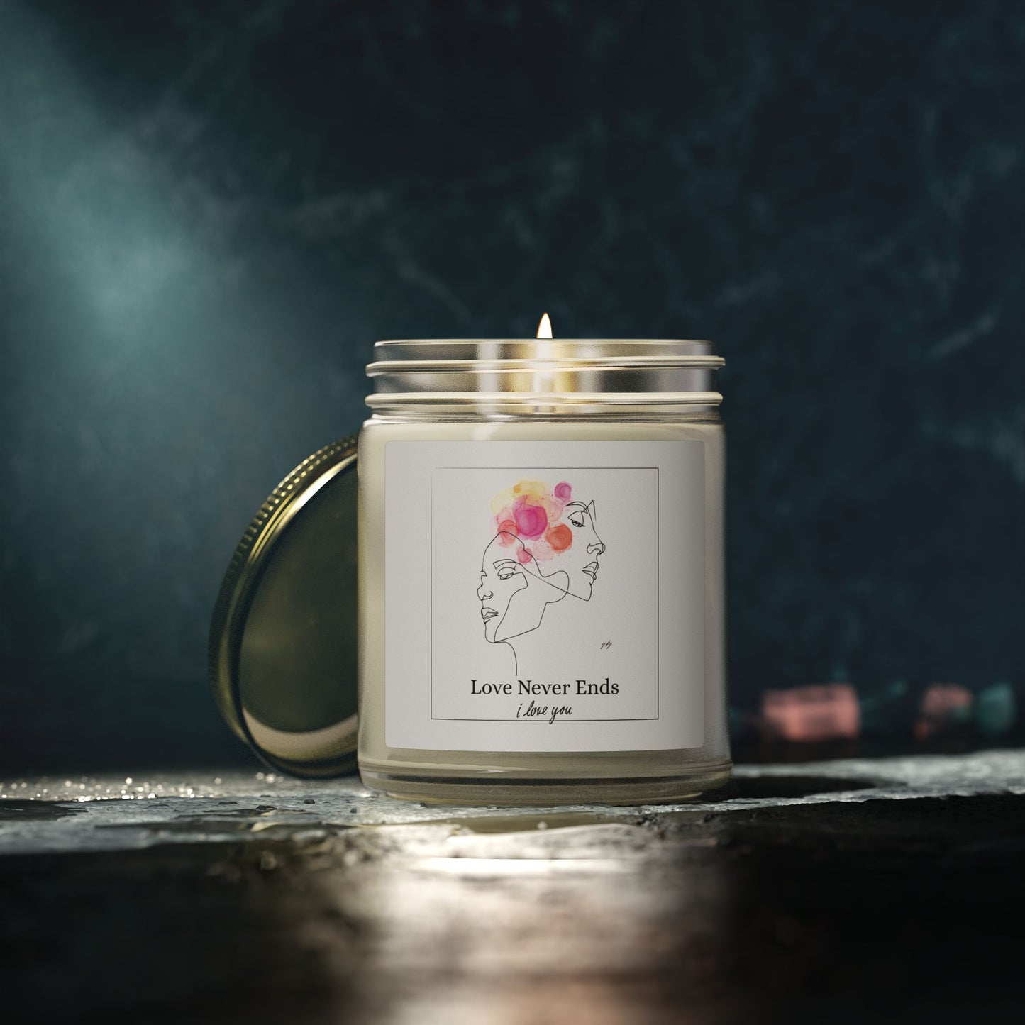 The Last Kiss Candle – Romantic Soy Wax Candle | Valentine’s Day Gift Inspired by Passion