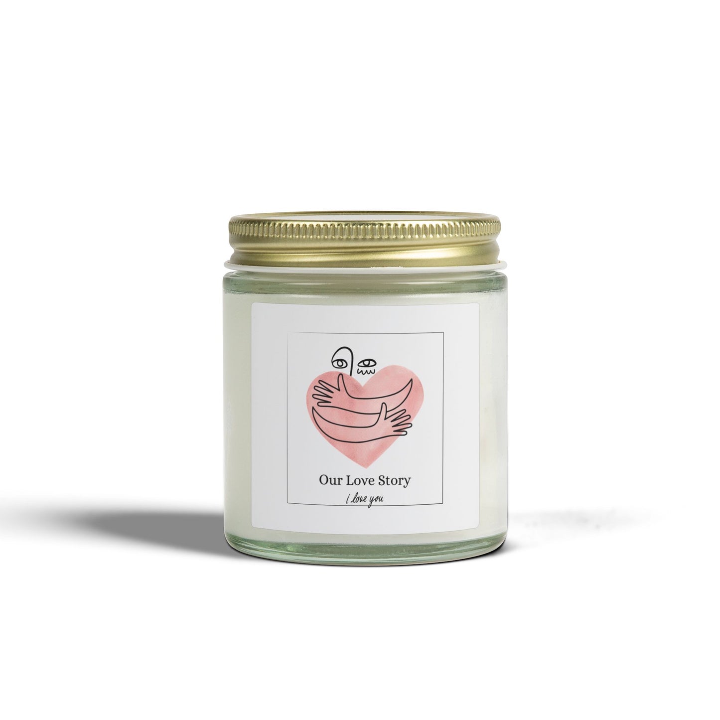 Love Story Candle – Romantic Soy Wax Candle | Valentine’s Day Gift Inspired by Love