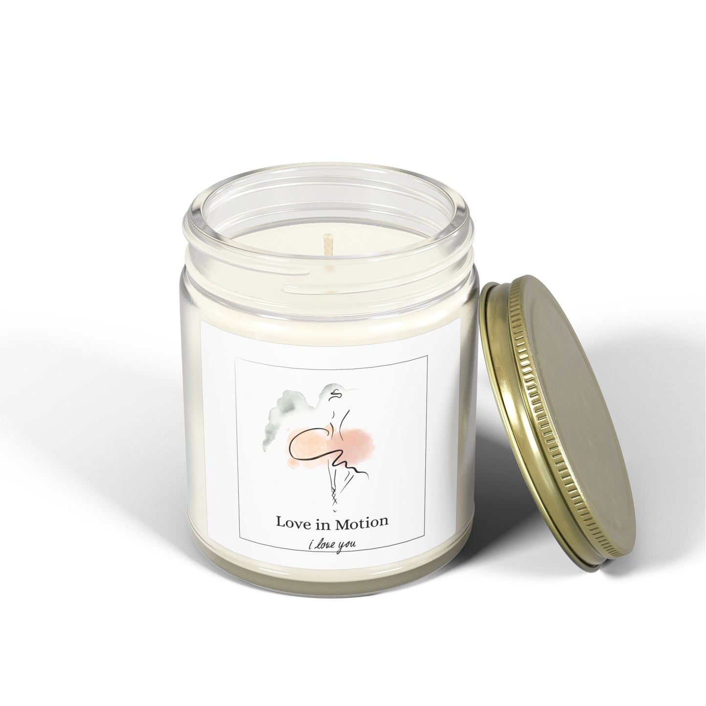 Ballerina Candle – Romantic Soy Wax Candle | Elegant Valentine’s Day Gift Inspired by Grace