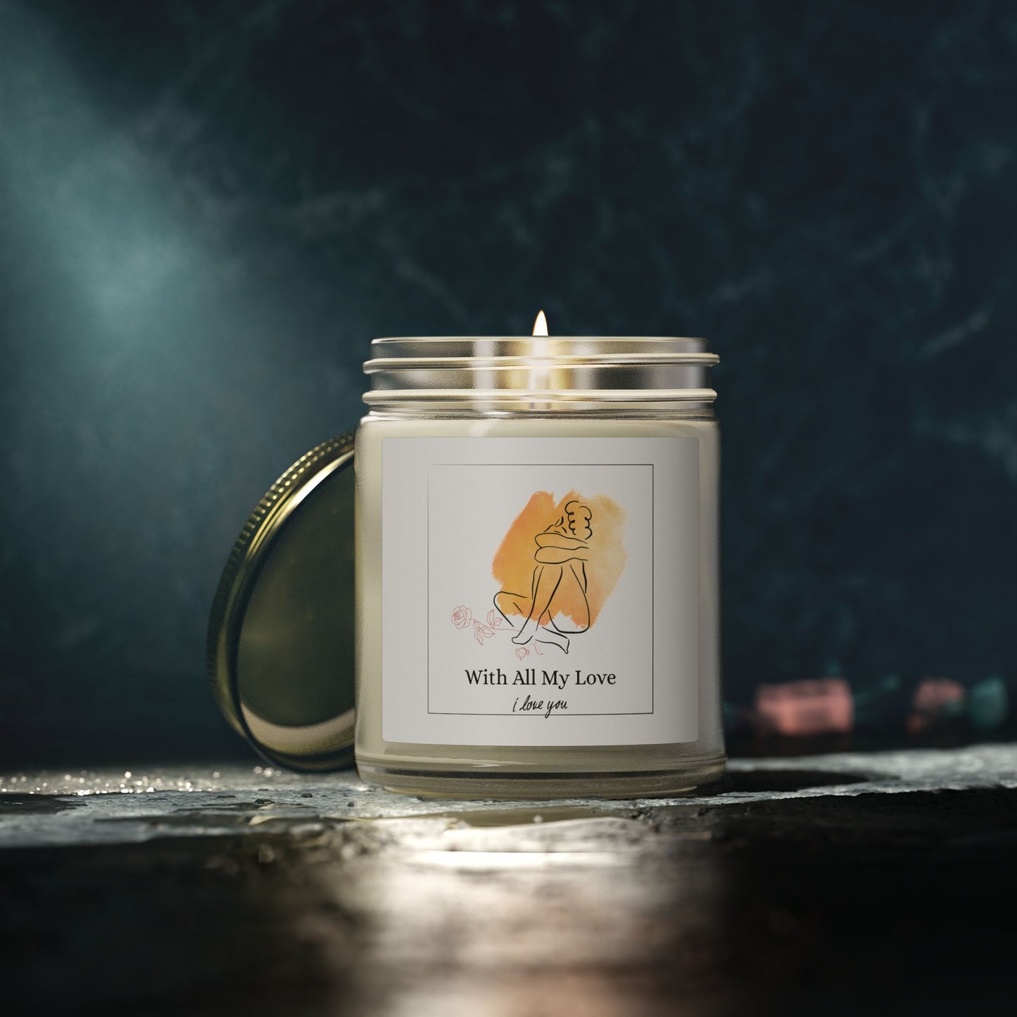 Your Roses Candle – Romantic Soy Wax Candle | Valentine’s Day Gift Inspired by Love