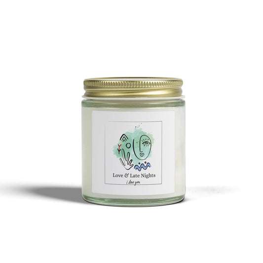 Wine Night Candle – Romantic Soy Wax Candle | Valentine’s Day Gift for Cozy Evenings