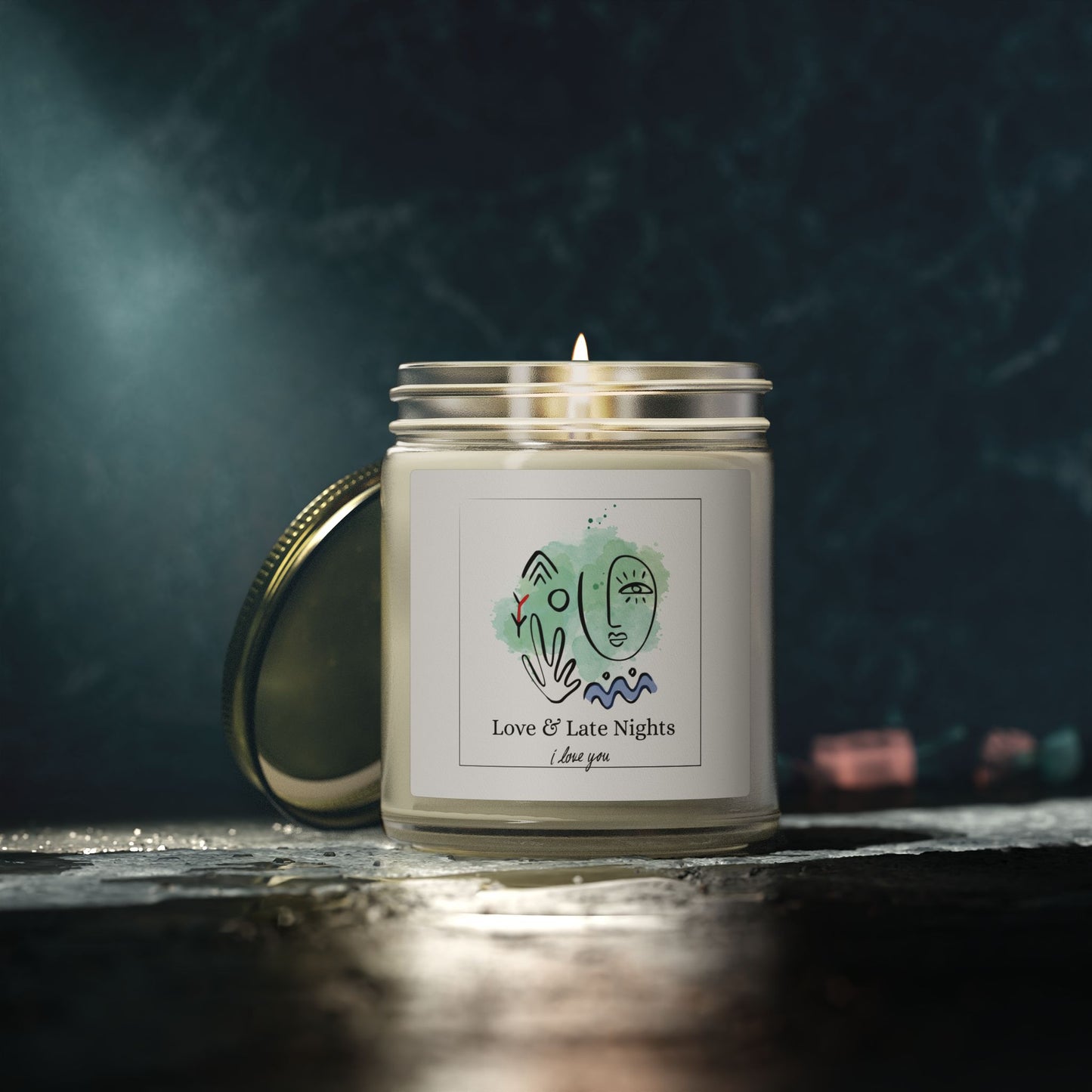 Wine Night Candle – Romantic Soy Wax Candle | Valentine’s Day Gift for Cozy Evenings