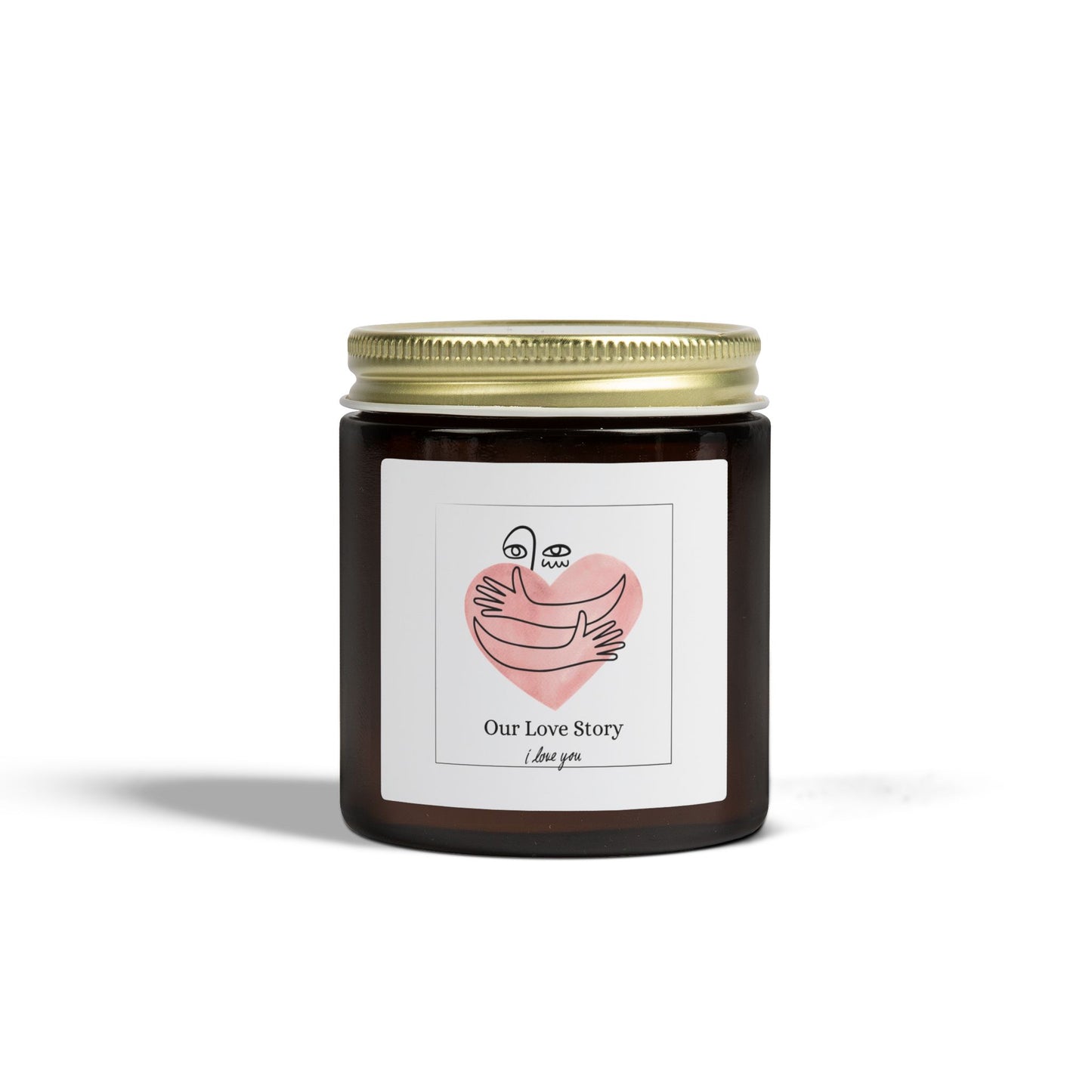 Love Story Candle – Romantic Soy Wax Candle | Valentine’s Day Gift Inspired by Love