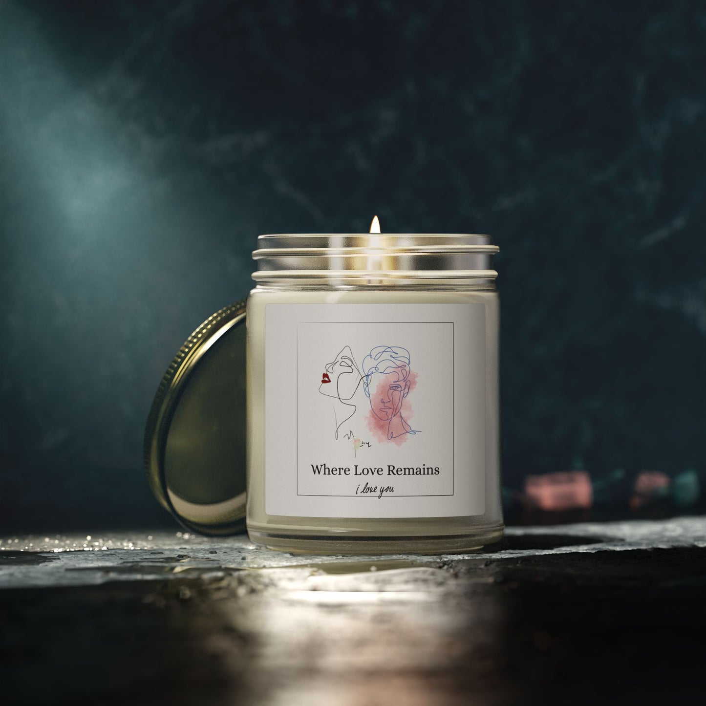 The Sunset We Never Saw Candle – Romantic Soy Wax Candle | Valentine’s Day Gift Inspired by Memory