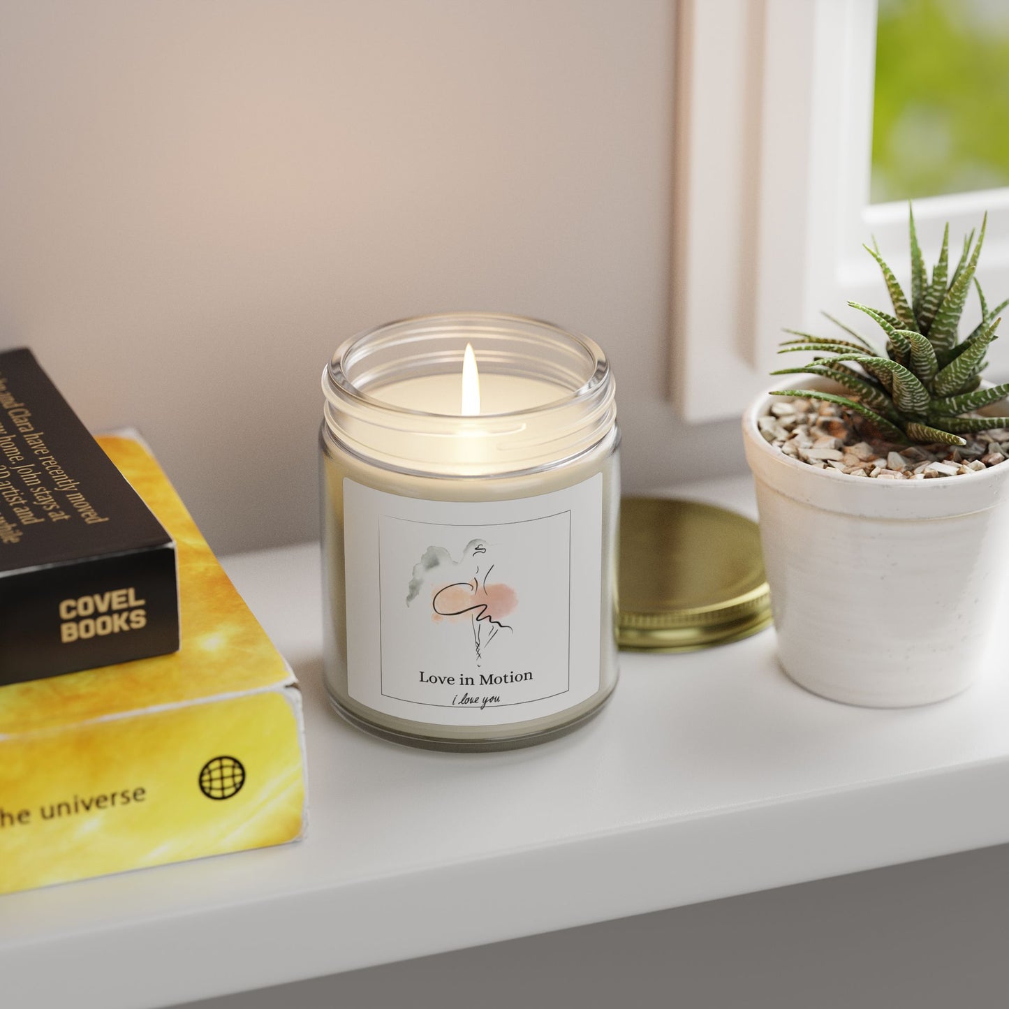 Ballerina Candle – Romantic Soy Wax Candle | Elegant Valentine’s Day Gift Inspired by Grace