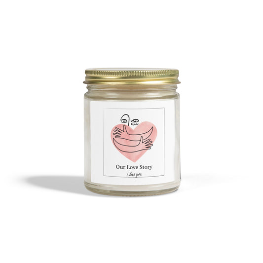Love Story Candle – Romantic Soy Wax Candle | Valentine’s Day Gift Inspired by Love
